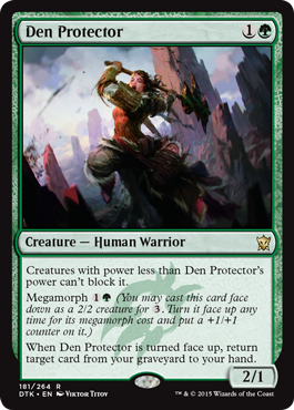 Den Protector (Dragons of Tarkir) Light Play Foil