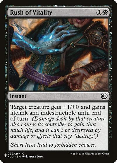 Rush of Vitality (The List) Light Play