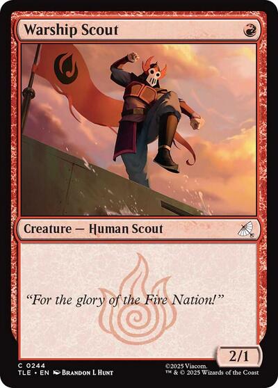 Warship scout (Avatar: The Last Airbender: Eternal-Legal) Light Play Foil