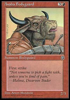 Anaba Bodyguard (2) (Homelands) Light Play