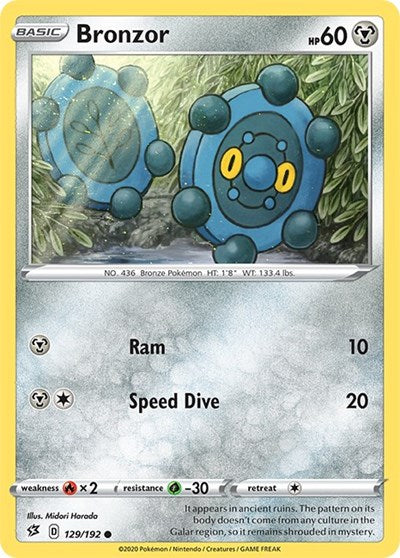 Bronzor (SWSH02: Rebel Clash) Light Play