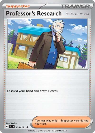 Professor's Research (Professor Rowan) (SV: Prismatic Evolutions) Light Play