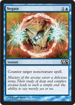 Negate (Magic 2014 Core Set) Light Play