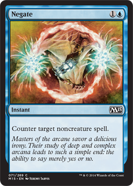 Negate (Magic 2015 Core Set) Light Play