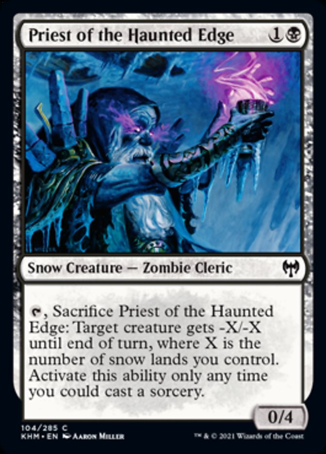 Priest of the Haunted Edge (Kaldheim) Light Play