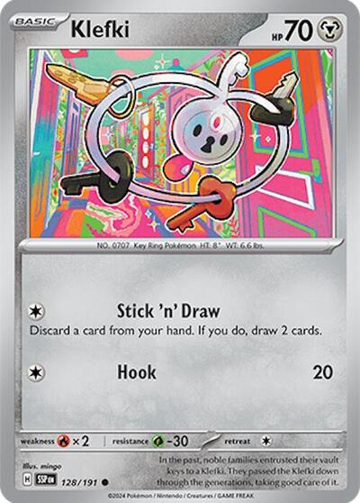 Klefki (SV08: Surging Sparks) Light Play Reverse Holofoil