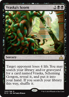 Vraska's Scorn (Rivals of Ixalan) Light Play