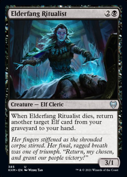 Elderfang Ritualist (Kaldheim) Light Play