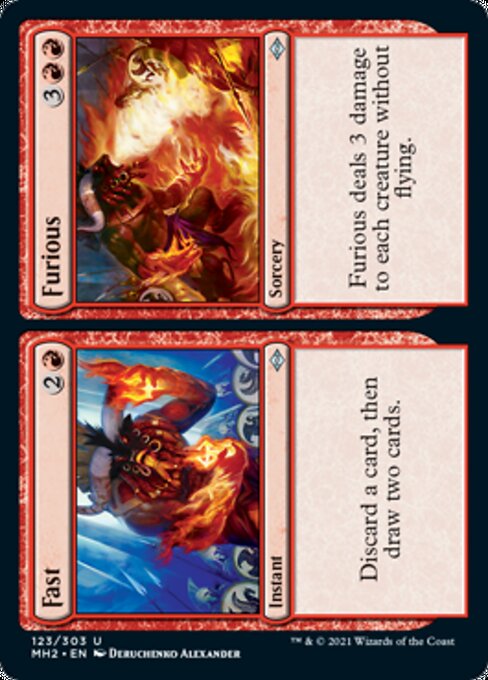 Fast // Furious (Modern Horizons 2) Light Play Foil