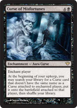 Curse of Misfortunes (Dark Ascension) Damaged / Poor