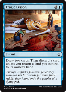 Tragic Lesson (Hour of Devastation) Light Play