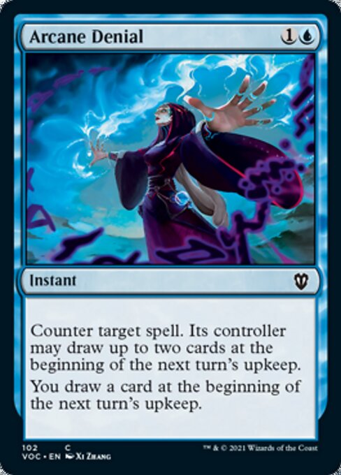 Arcane Denial (Commander 2021 Crimson Vow) Light Play