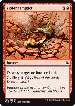 Violent Impact (Amonkhet) Light Play