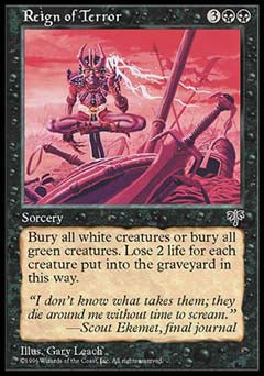Reign of Terror (Mirage) Light Play
