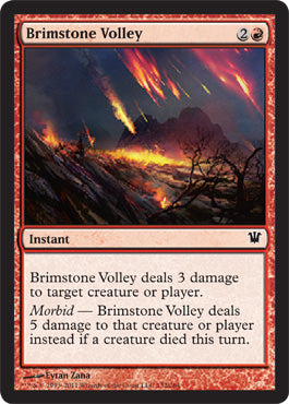 Brimstone Volley (Innistrad) Light Play