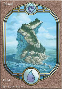 Island (Unglued) Light Play