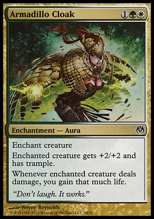 Armadillo Cloak (Duel Decks: Phyrexia vs The Coalition) Light Play