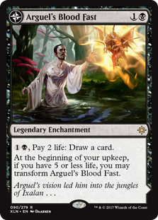 Arguel's Blood Fast (Temple of Aclazotz) (Ixalan) Light Play Foil