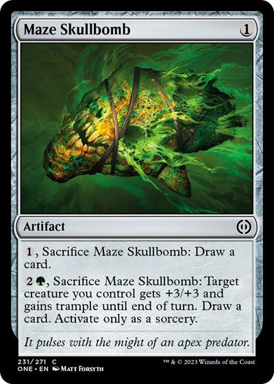Maze Skullbomb (Phyrexia: All Will Be One) Light Play