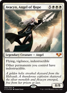 Avacyn, Angel of Hope (From the Vault: Angels) Light Play Foil