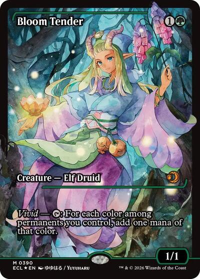 Bloom Tender (0390) (Showcase) (Lorwyn Eclipsed) Light Play