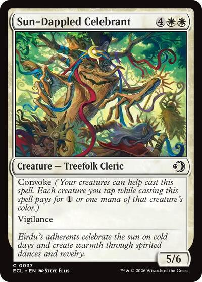 Sun-Dappled Celebrant (Lorwyn Eclipsed) Light Play Foil