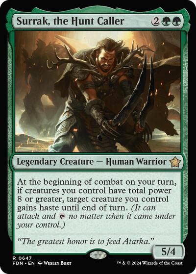 Surrak, the Hunt Caller (Foundations) Light Play