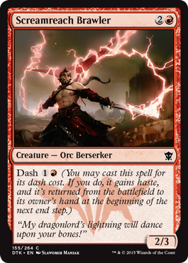 Screamreach Brawler (Dragons of Tarkir) Light Play
