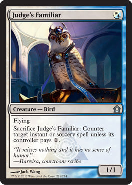Judge's Familiar (Return to Ravnica) Light Play Foil