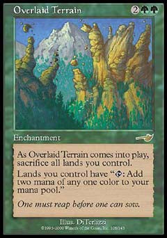 Overlaid Terrain (Nemesis) Light Play Holofoil
