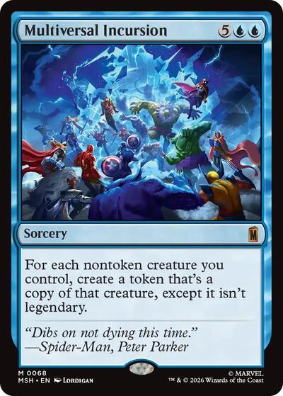 Multiversal Incursion (Marvel Super Heroes) Light Play