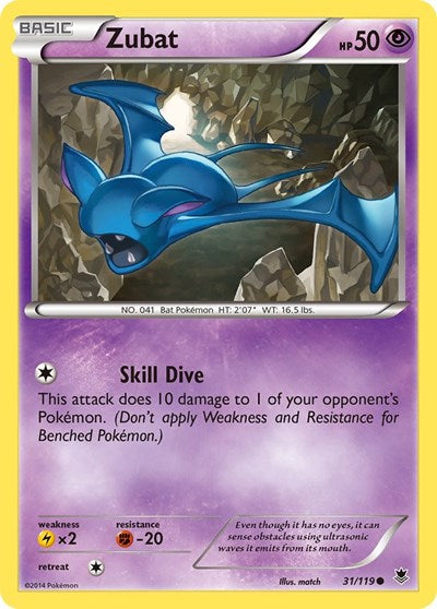 Zubat (XY - Phantom Forces) Light Play