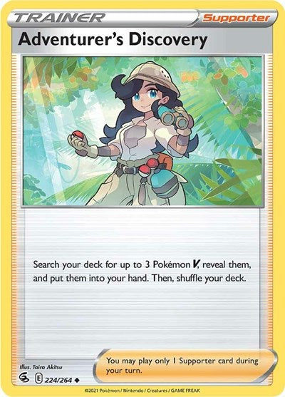 Adventurer's Discovery (SWSH08: Fusion Strike) Light Play