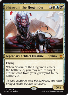 Sharuum the Hegemon (Commander 2016 Edition) Light Play