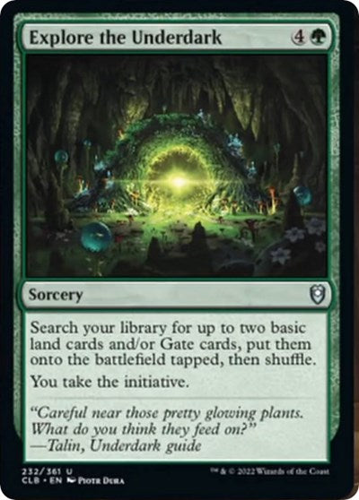 Explore the Underdark (Commander Legends: Battle for Baldur's Gate) Light Play Foil