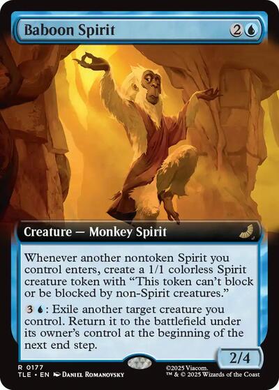 Baboon Spirit (Extended Art) (Avatar: The Last Airbender: Eternal-Legal) Light Play Foil