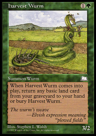 Harvest Wurm (Weatherlight) Light Play