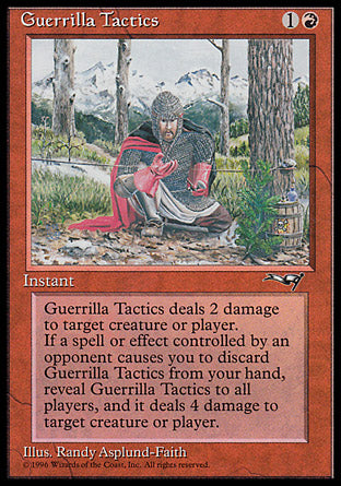 Guerrilla Tactics (Kneeling Knight) (Alliances) Medium Play