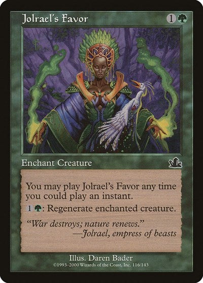 Jolrael's Favor (Prophecy) Medium Play