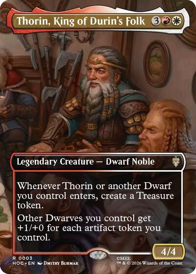 Thorin, King of Durin's Folk (Borderless) (The Hobbit: Eternal-Legal) Light Play