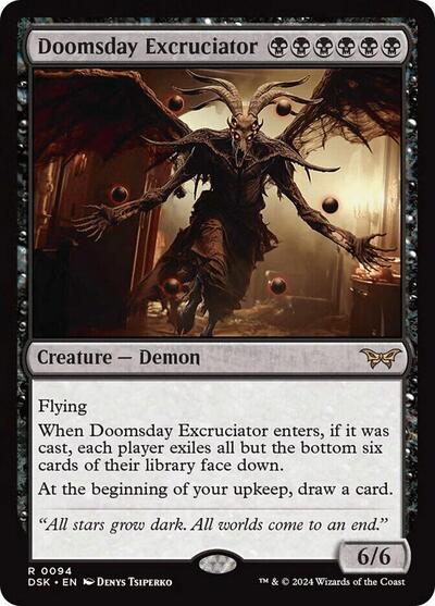 Doomsday Excruciator (Duskmourn: House of Horror) Light Play