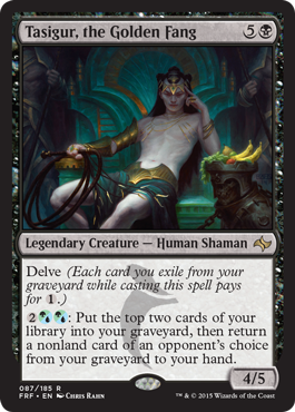 Tasigur, the Golden Fang (Fate Reforged) Medium Play