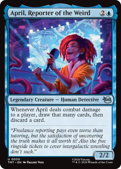 April, Reporter of the Weird (Teenage Mutant Ninja Turtles) Light Play