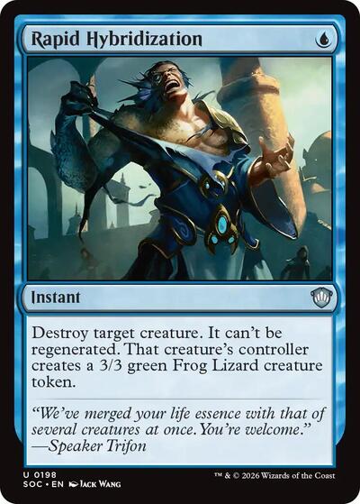 Rapid Hybridization (Commander: Secrets of Strixhaven) Light Play