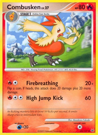 Combusken (Platinum) Light Play