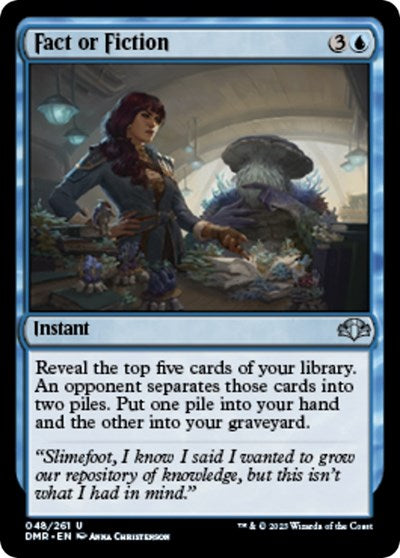 Fact or Fiction (Dominaria Remastered) Light Play
