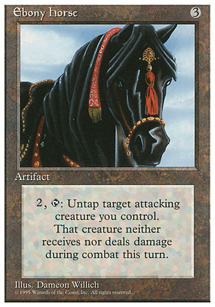 Ebony Horse (4th Edition) Medium Play