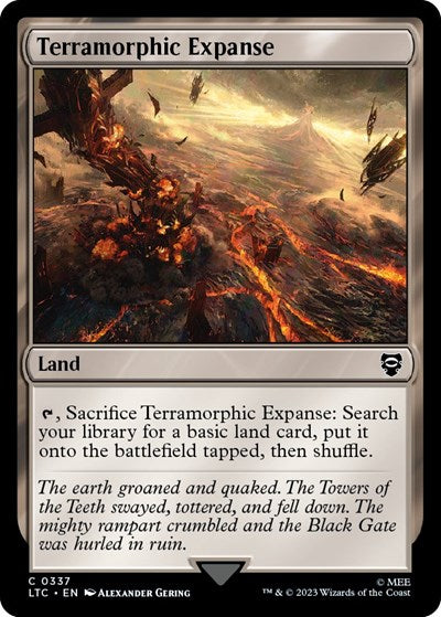 Terramorphic Expanse (Commander: The Lord of the Rings: Tales of Middle-earth) Light Play