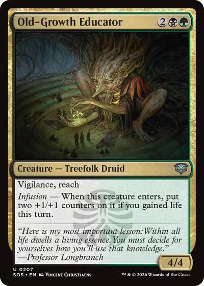 Old-Growth Educator (Secrets of Strixhaven) Near Mint
