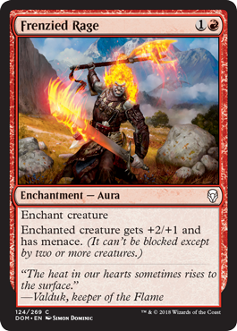 Frenzied Rage (Dominaria) Light Play